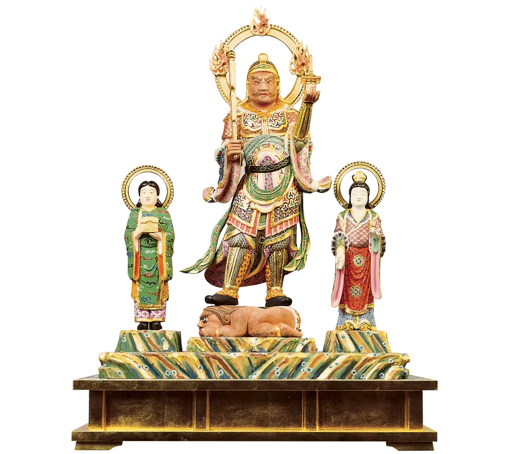 毘沙門天三尊 