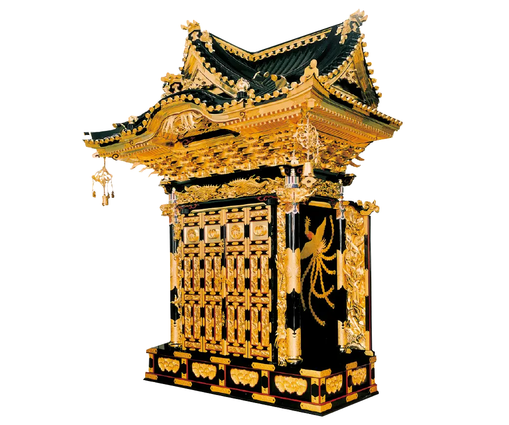 宮殿三方妻瓦葺造り 