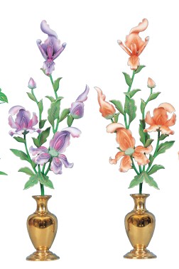 二瓶花　宝相花 